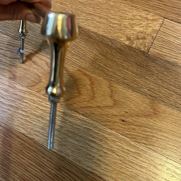 Anthropologie Hammered Brass Handle Extra Large NIB - Picture 12 of 13